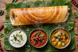Difference between dosa crepe and pancake